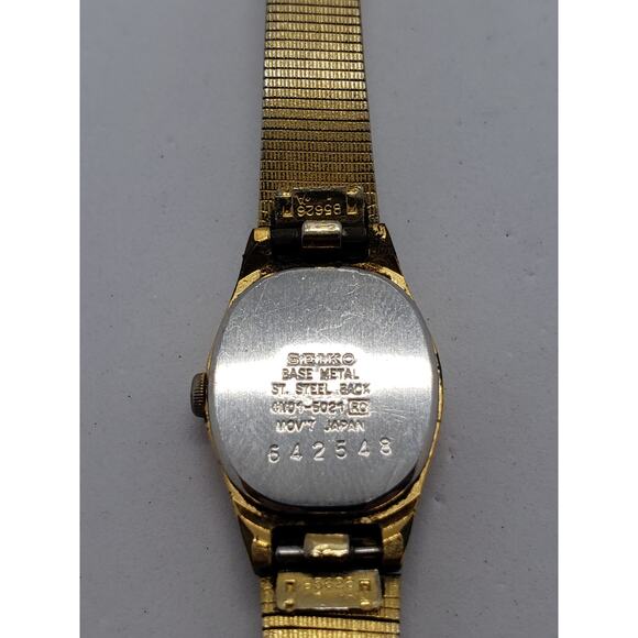 Seiko women\'s watch. gold face. 4N01-5021 R, 642548 main image 6